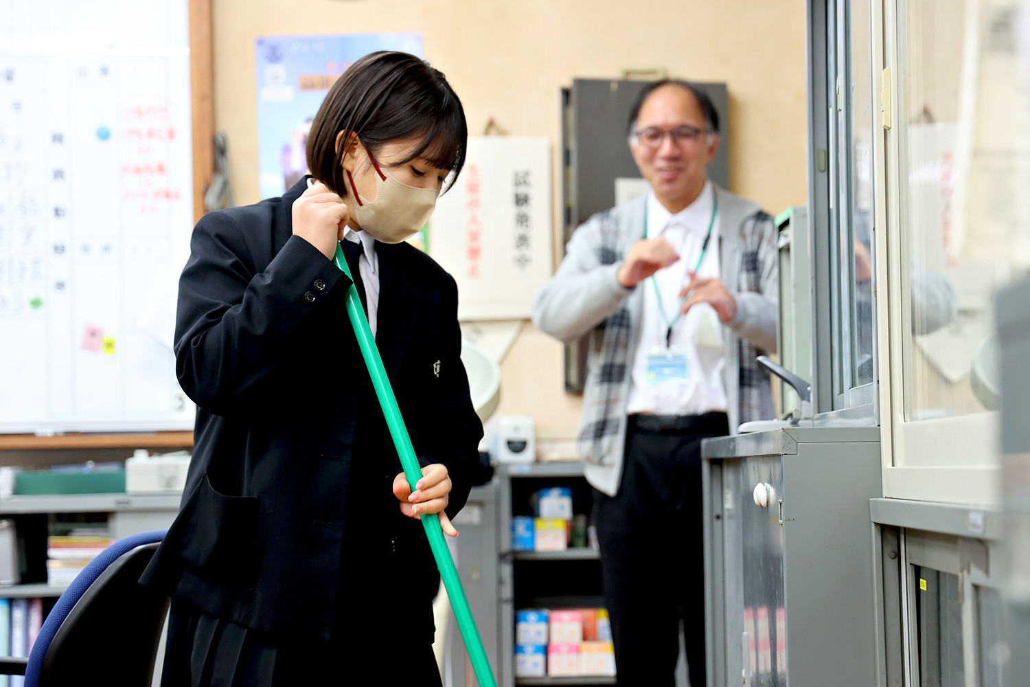 学校の自慢は？