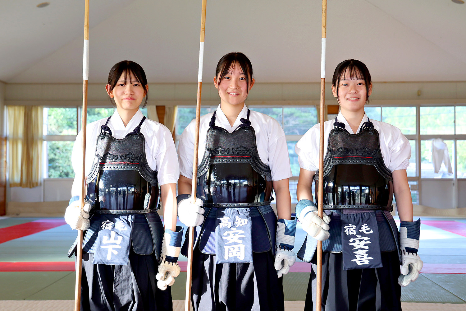 山下　心愛さん　安岡　莉星さん　安喜　結未さん